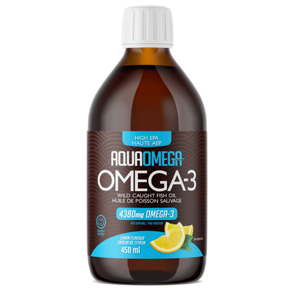 AquaOmega High EPA Omega-3 450ml  Lemon