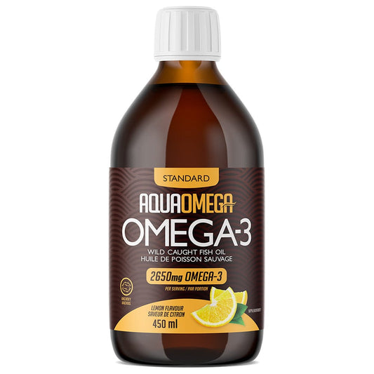 AquaOmega Standard Maintenance Omega-3 450ml Lemon
