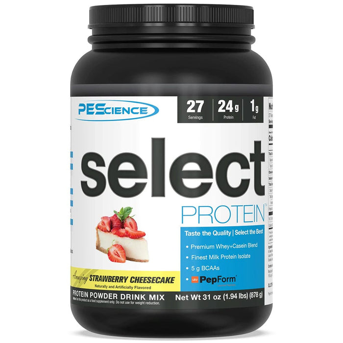 PEScience Whey Protein 27 serve Strawberry Cheesecake