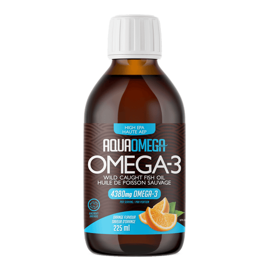 AquaOmega High EPA Omega-3 225ml Orange