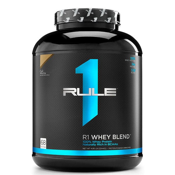 Rule 1 Whey Protein Blend 5lbs  Cafe Mocha