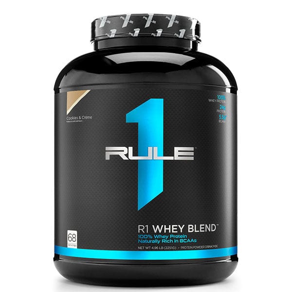 Rule 1 Whey Protein Blend 5lbs  Cookies and Cream